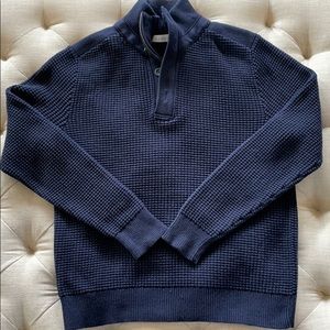 Navy Blue Knitted Sweater